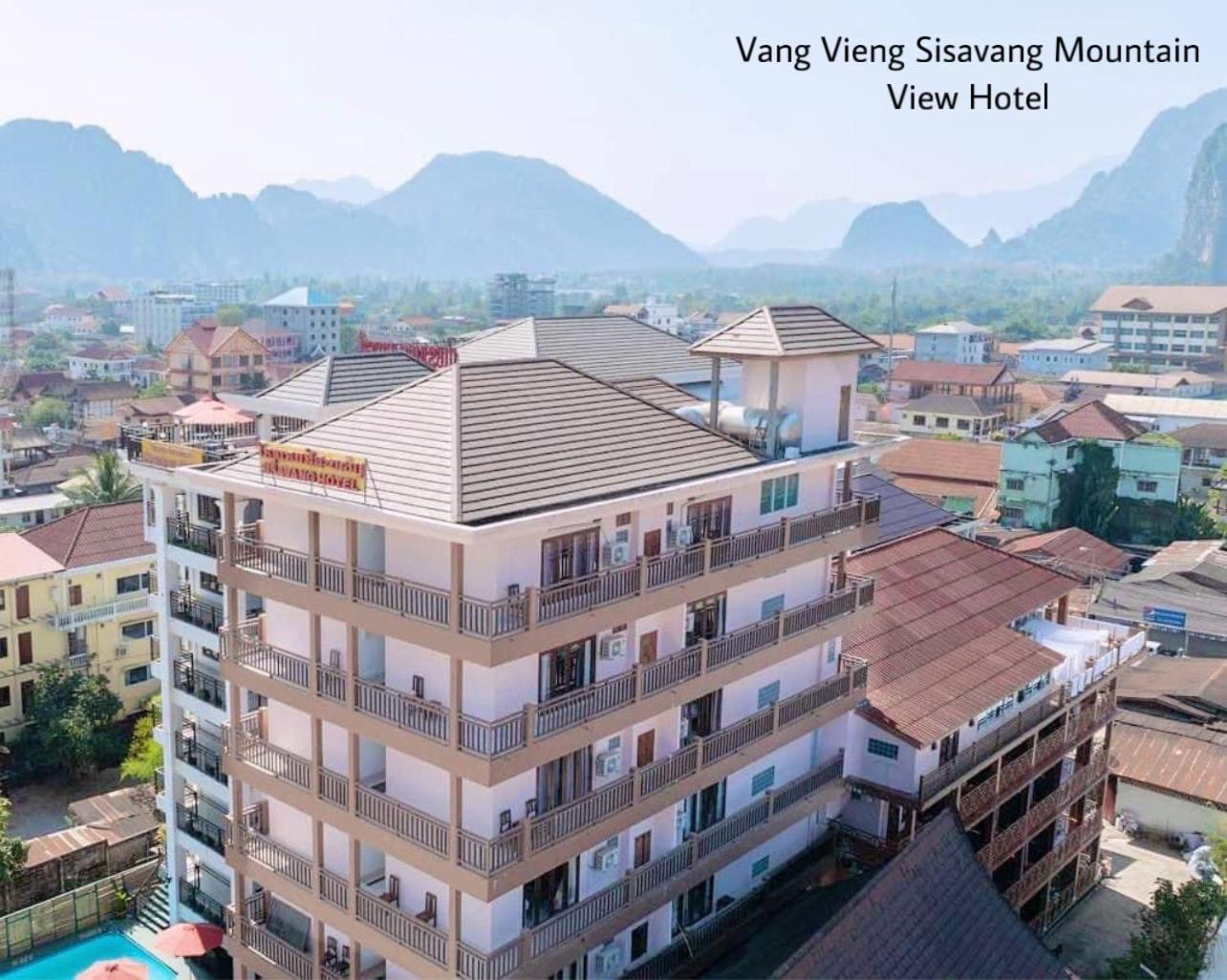 Vangvieng Sisavang Mountain View Hotel Ванг Виенг Екстериор снимка