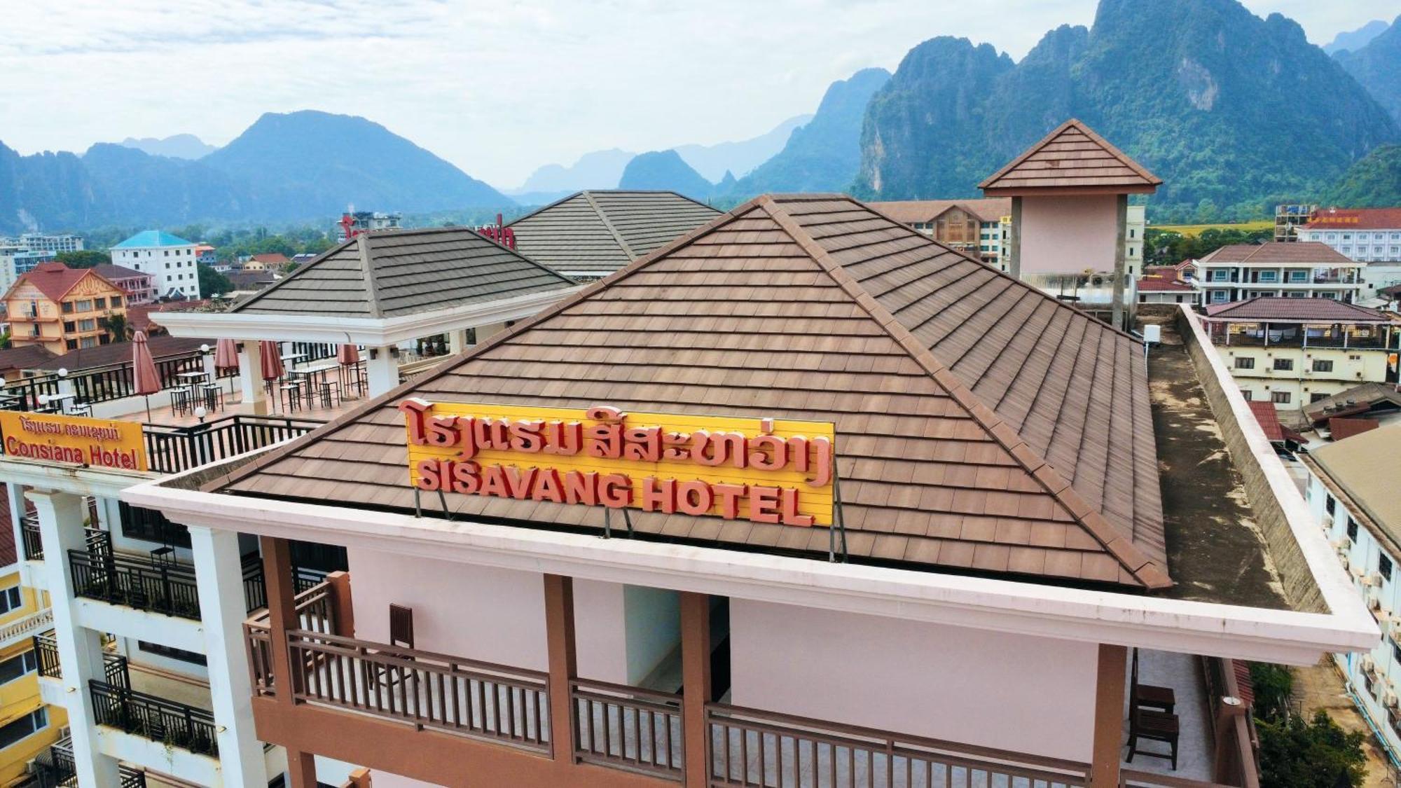 Vangvieng Sisavang Mountain View Hotel Ванг Виенг Екстериор снимка